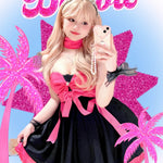Get trendy with Moonlight Goddess Ribbon Mini Dress -  available at Peiliee Shop. Grab yours for $42 today!