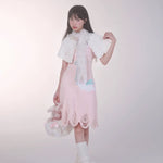 Get trendy with [Rose Island] Bunny Elf Knitted Dress -  available at Peiliee Shop. Grab yours for $71 today!