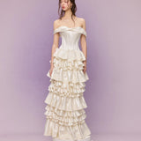 - Songe Atelier - Bourrée Ruffle Wedding Bridal Dress Tailor Made