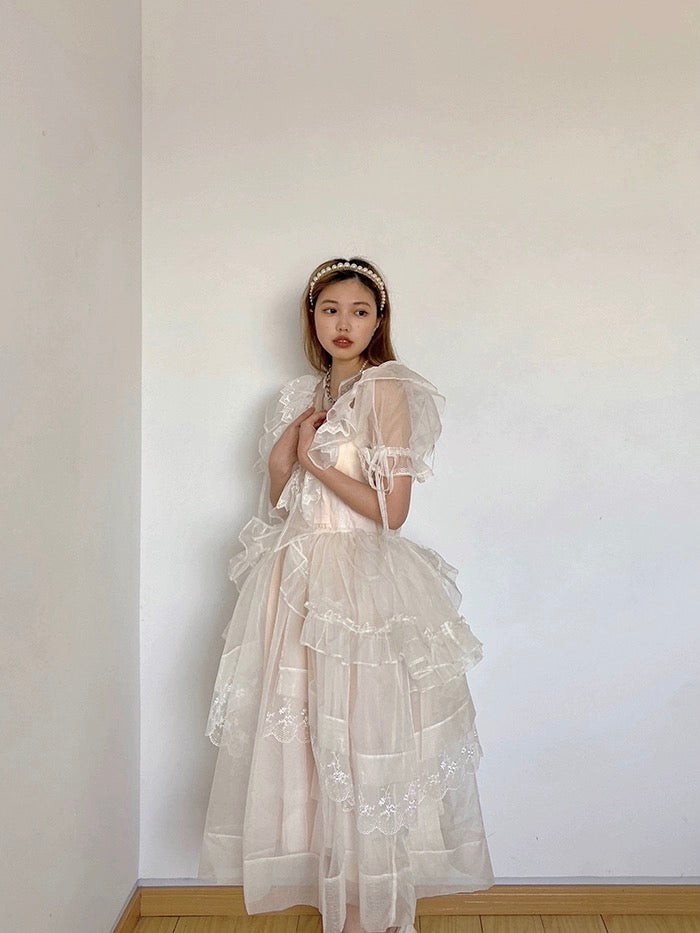 Get trendy with [August Unicorn] Angelic Aura Handmade Silk Outer Princess Dress - Dresses available at Peiliee Shop. Grab yours for $198 today!