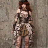 Get trendy with [Blood Supply] Dragon Era steampunk PU Corset Vest - Crop Top available at Peiliee Shop. Grab yours for $52 today!