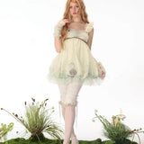 Rose Island Moss Garden Little Snail Tulle Bubble Mini Dress