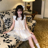 [Rose Candy] 花咲く午后 The Blooming Noon 2 in 1 Mini Dress