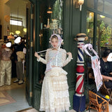 Get trendy with [August Unicorn] Wedding Lace Cake  Skirt - Dresses available at Peiliee Shop. Grab yours for $129 today!