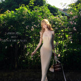 SheepKiss Lily of the Valley Merino Wool Blend Knit Dress