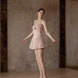 Fa Sogno Blush Petal Mist Mini Dress