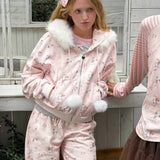 MineBeThyVers Kitty’s Nap Set 100% cotton with faux fur