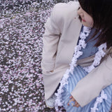 [Customized] The First Snow Hand Knitted Scarf