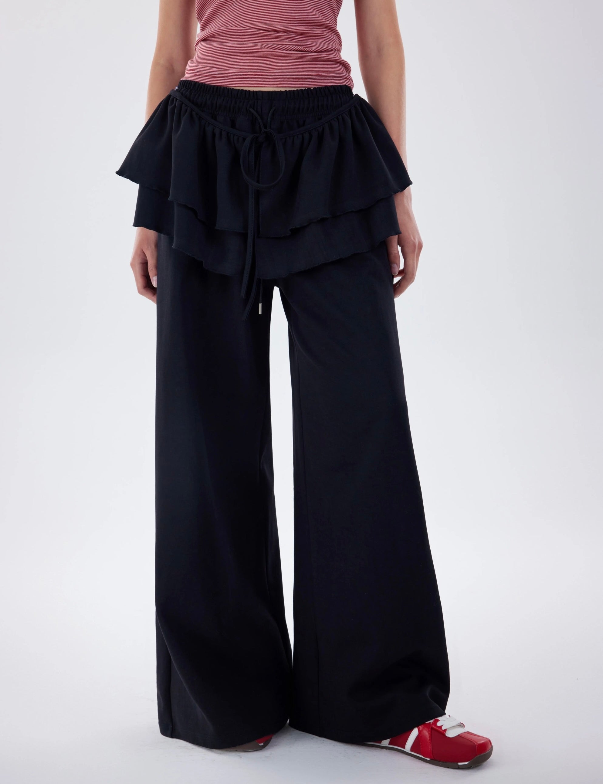 Reabobo 25SS American High School Girl Lounge Wear Pants