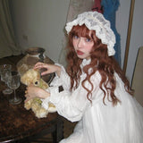 August Unicorn Edwardian Fairy Doll Silk Cotton Dress