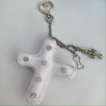 Get trendy with Punk Girls Cross Deco Handmade Gothic Accessories -  available at Peiliee Shop. Grab yours for $15 today!