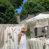 Get trendy with [Tailor Made] Aroma After Rain Handmade Cotton Dress -  available at Peiliee Shop. Grab yours for $89 today!