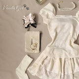 SheepKiss Vanilla Girl Rose Pattern Set