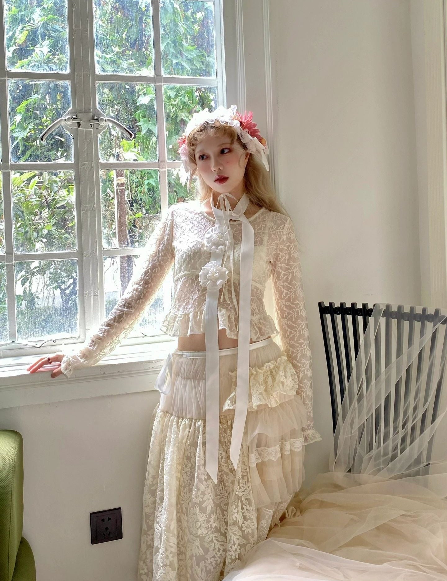 Get trendy with [August Unicorn] Woolen Lace Base Layer Top - Dresses available at Peiliee Shop. Grab yours for $53 today!