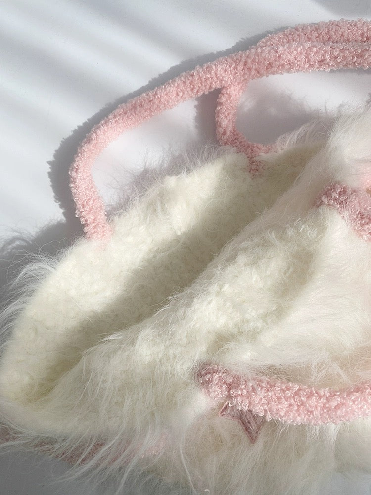 Under the stars faux fur soft girl bag - Premium Bag from TAKOONG - Just $22! Shop now at Peiliee Shop