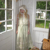 August Unicorn Cottage Ramie 100% Vegan Plant Fabric Dress