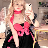 Get trendy with Moonlight Goddess Ribbon Mini Dress -  available at Peiliee Shop. Grab yours for $49.90 today!