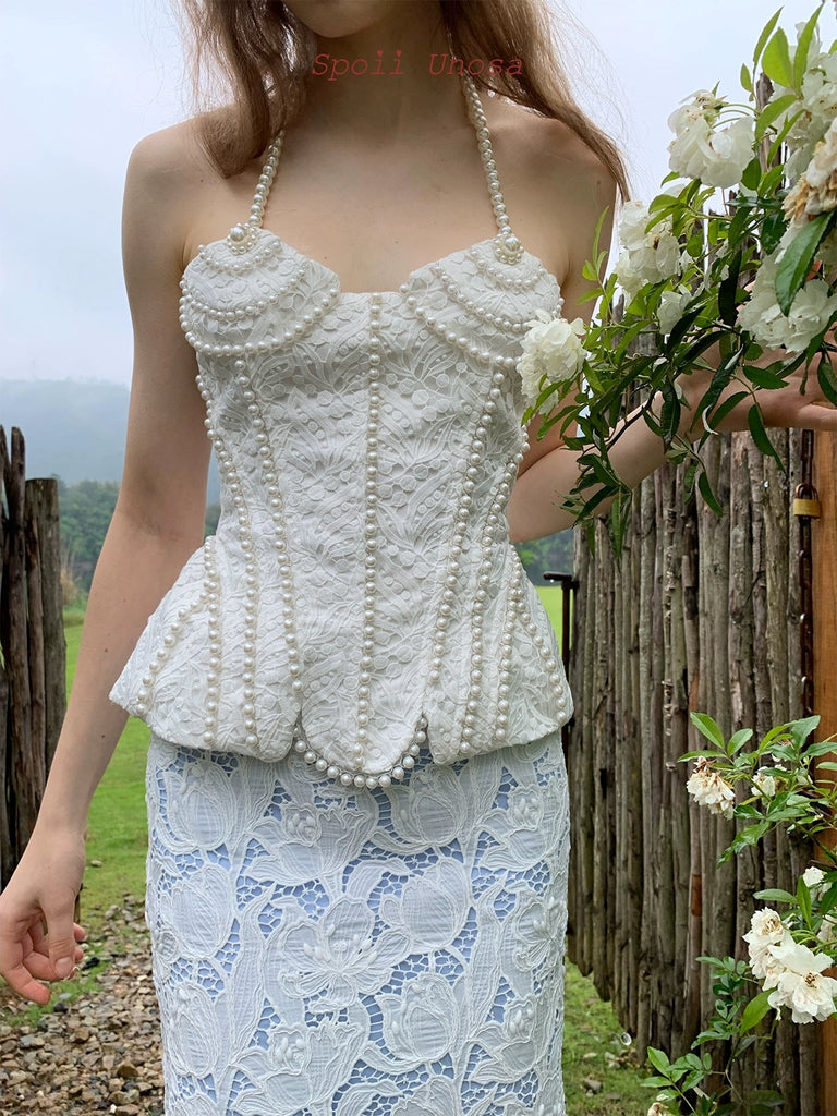 Get trendy with [SPOII UNOSA] Angelic Romance Corset Top -  available at Peiliee Shop. Grab yours for $56 today!