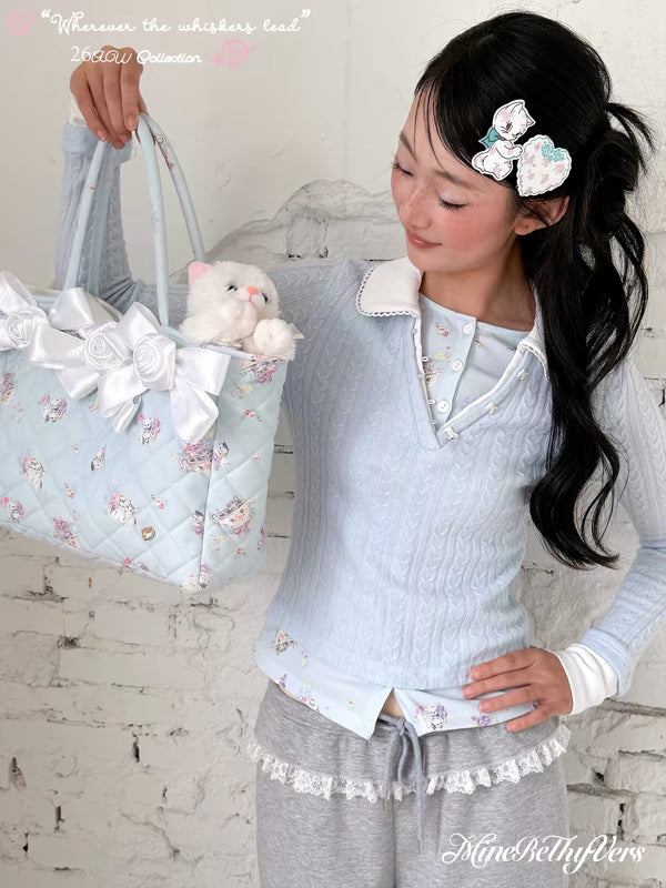 MineBeThyVers Cat's Tale Knit Sweater