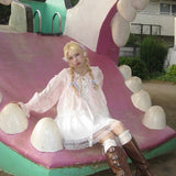 August Unicorn Doll Core Silk Blouse