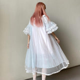 Get trendy with [August Unicorn] The Dream - Silk handmade vintage outer dress gown - Dresses available at Peiliee Shop. Grab yours for $168 today!