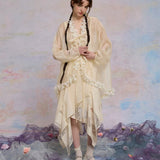 [Lactose Studio] Garden Poem Lightweight Sheer Cardigan