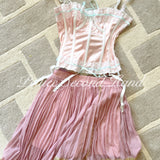 Get trendy with [Sweden Second Hand] Angelic Pink Mini Skirt -  available at Peiliee Shop. Grab yours for $20 today!