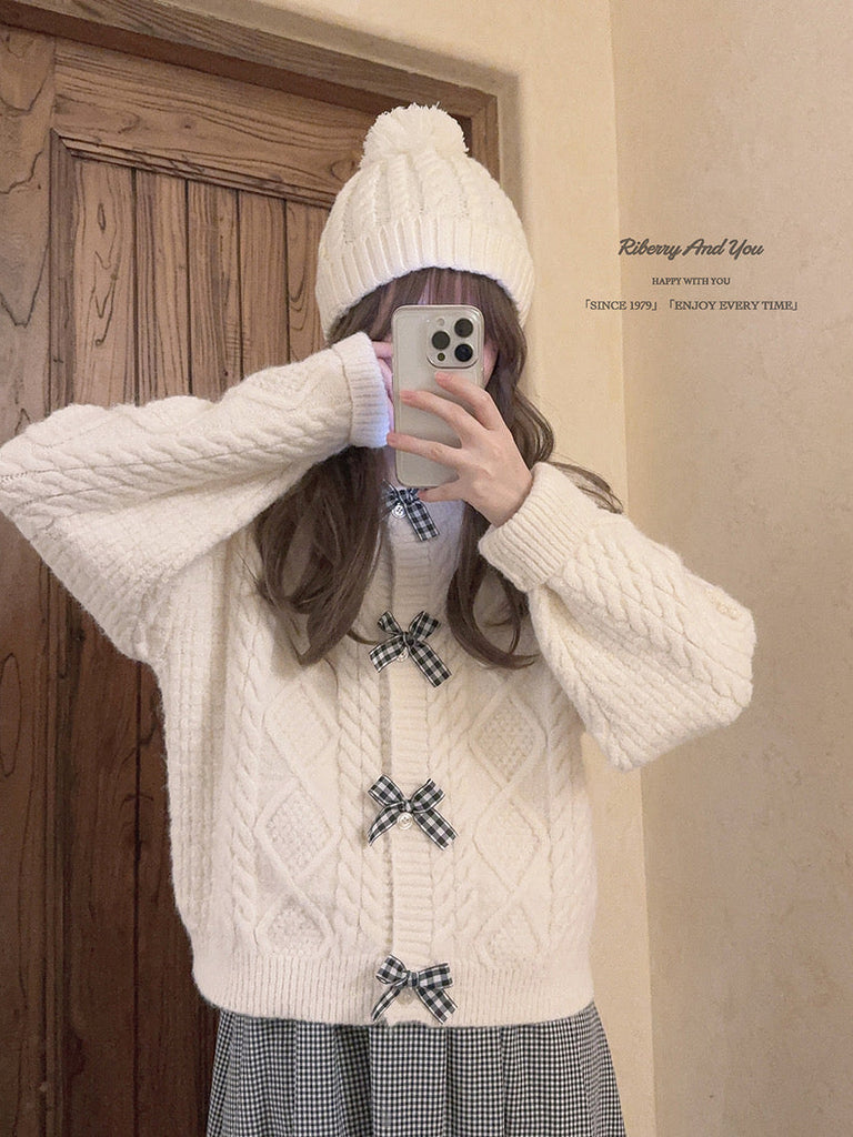 Get trendy with My dear lady classic knitting sweater cardigan - Sweater available at Peiliee Shop. Grab yours for $25.50 today!