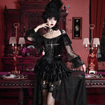 Get trendy with [Blood Supply] Halloween Lantern Lace Top - Clothing available at Peiliee Shop. Grab yours for $42 today!