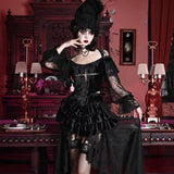 Get trendy with [Blood Supply] Halloween Lantern Lace Top - Clothing available at Peiliee Shop. Grab yours for $42 today!