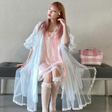 Get trendy with [August Unicorn] The Dream - Silk handmade vintage outer dress gown - Dresses available at Peiliee Shop. Grab yours for $168 today!