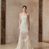 Fa Sogno Lacrimosa Moon Sonata Corset And Midi Skirt Set