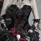 Blood Supply Christmas At Vampire Castle Corset