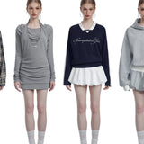 Get trendy with [Customizable] Back to school girl hoodie dress -  available at Peiliee Shop. Grab yours for $65 today!