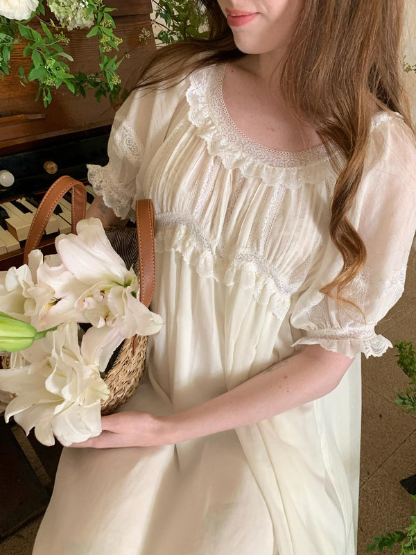 Customized Sewing Diary Handmade MidSummer Noon Cotton Dress