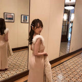 Get trendy with Mon Chérie Belle Charm Satin Midi Dress Evening Dress Christmas - Dresses available at Peiliee Shop. Grab yours for $36 today!