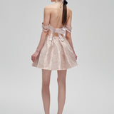 Fa Sogno Floral Ballerina Mini Dress