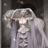 Blood Supply Moonlight Spirit Floral Elf Corset