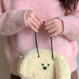 Butter Puppy Fluffy Hand Bag