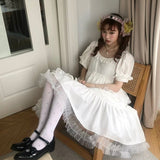 August Unicorn Moon Veil Silk Cotton Dress