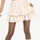 [2020’s Best Sale is Back] Lace-Up Harajuku Ruffle Mini Skort