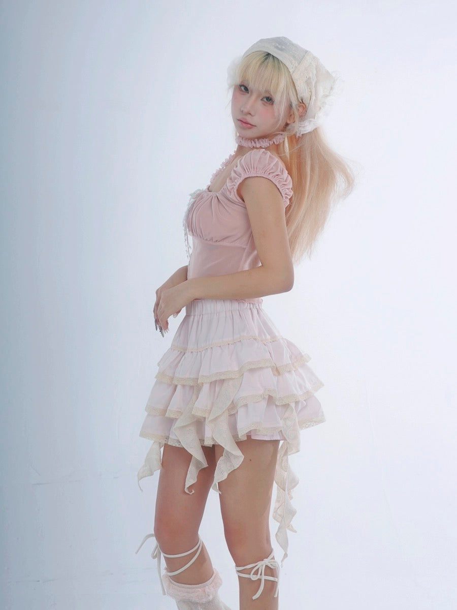 Get trendy with I am your dream girl - Rose Island mini skirt -  available at Peiliee Shop. Grab yours for $42 today!