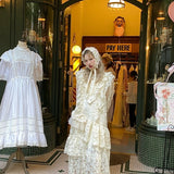 Get trendy with [August Unicorn] Exquisite Heavy Lace Embroidered Dress - Dresses available at Peiliee Shop. Grab yours for $197 today!