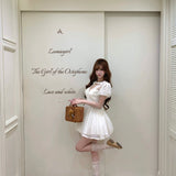 Leonie Girl Leonie Girl Lace Dream Peter Pan Collar Mini Dress