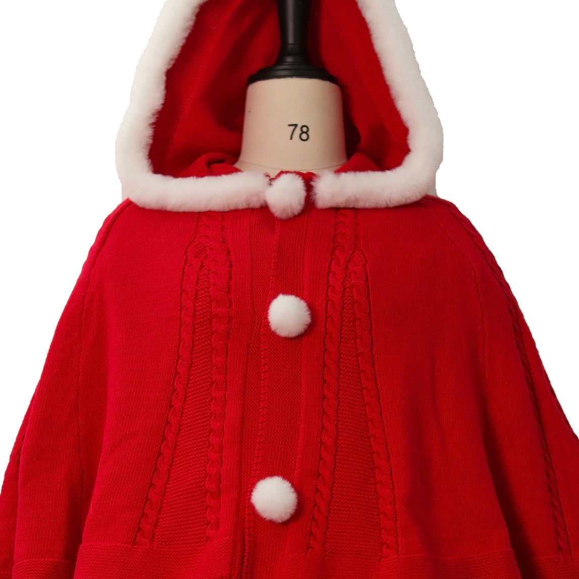 Get trendy with Little Riding Hood Fairy Tale Christmas Knitting Cape Cosplay -  available at Peiliee Shop. Grab yours for $39.90 today!