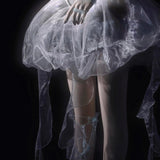 [Blood Supply] Silver Song Of Siren - Jellyfish Corset Mini Dress