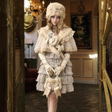 Blood Supply Winter Gala Faux Fur Cape