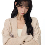 Reabobo Fair Isle Wool Blend Knit Cardigan