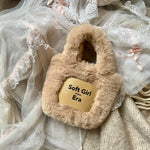 Get trendy with Soft Girl Era Faux Fur Mini Hand Bag -  available at Peiliee Shop. Grab yours for $15 today!