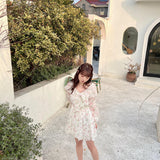 Get trendy with [SALE] Spring dreamland floral mini dress - Dresses available at Peiliee Shop. Grab yours for $26.80 today!